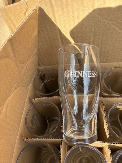 Guinness Half Pint Glasses.