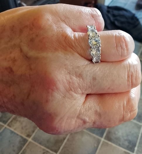 Diamond Trilogy ring