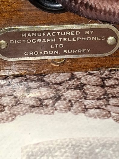 Antique Dictograph Telephone System Switchboard Postage Available or collection
