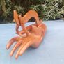 Buddha hand hardwood wine holder Image 4