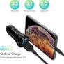 Car Charger USB Car Cigarette Lighter 24W Adapter with Total 5V 4.8A Output and Two Guiding LED Lights for iPhone XS/XR/XS Max, Galaxy S9/S8, iPad Pro, and Android Devices Image 9
