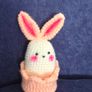 Cute Handmade Bunny Egg holder set Image 3
