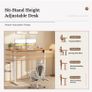 Standing Desk, 120 x 60 cm, Light Brown Image 3