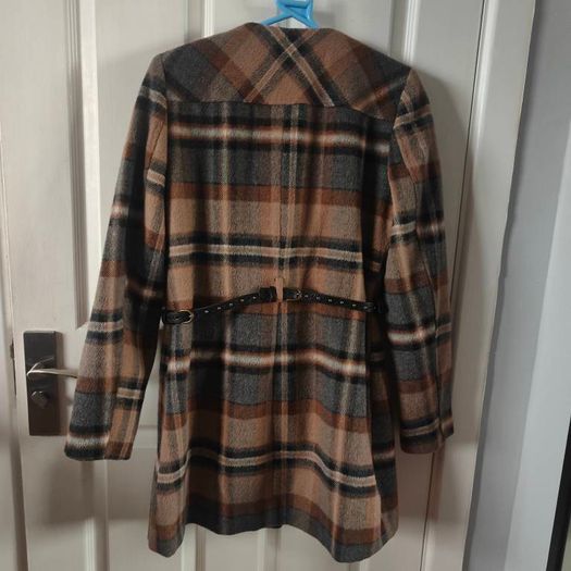Brown  Wool Blend coat, size 10 F&F