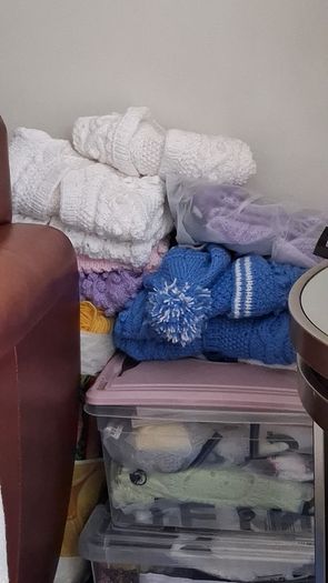 Hand knitted