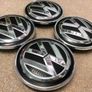 4 x Alloy Wheel Centre Caps 65mm for  Volkswagen 5H0601171B  New Models Image 4