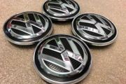 VW Wheel Centre Cap 65mm black pitted Volkswagen Golf Mk7 Passat Jetta Tiguan 5G0601171
