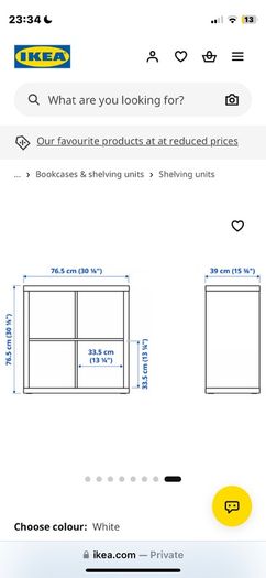 ikea Kallax cube storage unit