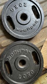 4x20kg BodyMax cast iron Olympic weight plates