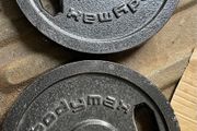 4x20kg BodyMax cast iron Olympic weight plates