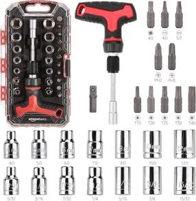 27-Piece Ratchet Screwdriver and Socket Set