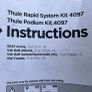 THULE AERO roof bar for VW Touran 2017 / SEAT Arona Image 2