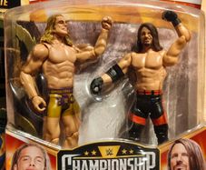 Wwe Mattel Championship showdown series 4 from 2021 Matt Riddle and AJ Styles