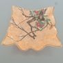 Kawamura Japan Reverse Painted   Glass Dish Image 2
