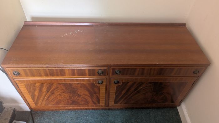 Vintage mid century writing desk/side cabinet