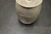 Vintage Hammered Aluminium Lidded Canister