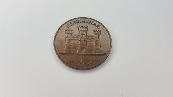 Gibraltar 2 Quarts 1942/1940 coin