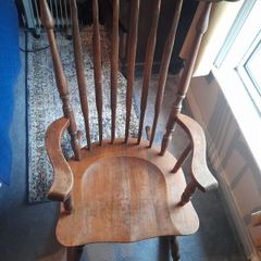 Vintage Quality Solid Rocking Chair