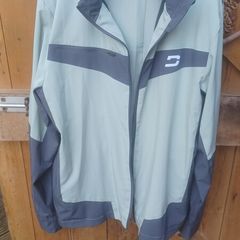 Druids sage colour golf jacket and trousers