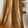 Beautiful Gold Interlined Silk Curtains 84"w x 97"d Image 2
