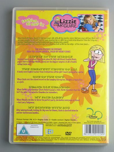 Lizzie McGuire TV Series DVDs