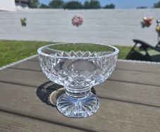 Vintage Waterford Crystal Footed Bon Bon Dish