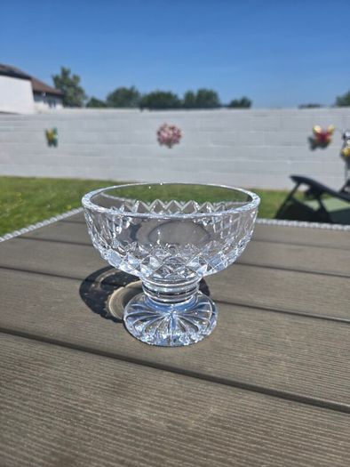 Vintage Waterford Crystal Footed Bon Bon Dish