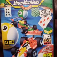 Sega Mega drive Micro Machines, with Manual, Boxed
