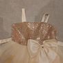 Girls  gold dress age 7 Image 2