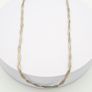 Vintage 925 Sterling Silver Italian Twisted Herringbone Chain Image 4