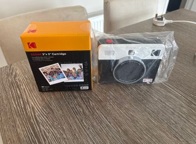 Kodak Mini Shot 3 Retro (C300R) Never Used + Sealed 3x3 Cartridge