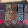 5 Designer Silk Ties, Christian Dior, Michelsons & Zazzi Bundle Image 5