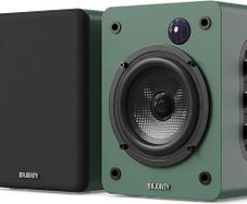 Bluetooth Book Shelf Speakers Green