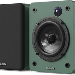 Bluetooth Book Shelf Speakers Green
