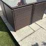 4 Piece Rattan Outdoor cube dining set Image 5