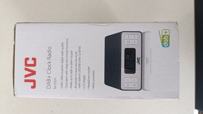 JVC DAB+ Clock radio