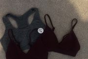 Two brand new bras and a free sports bra