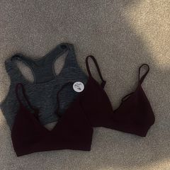 Two brand new bras and a free sports bra