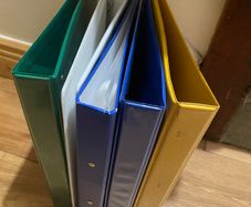 A4 ring binders