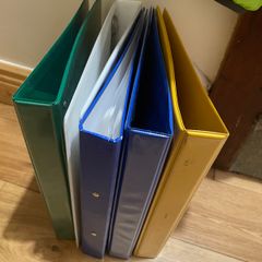 A4 ring binders