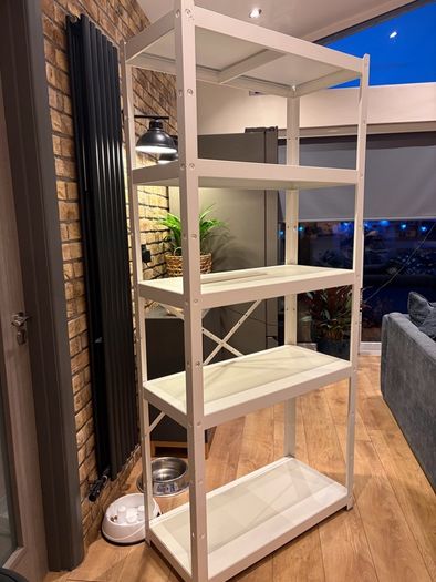 metal shelf unit