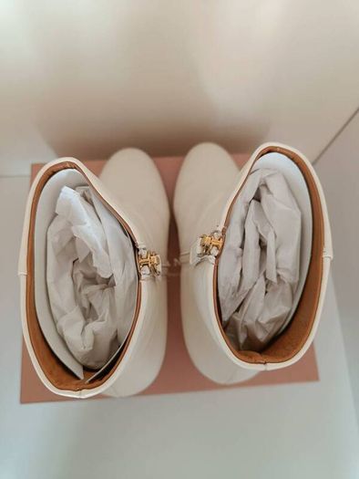 Sezane Leather Ankle Boots - Size 7 - WORN ONCE - Original Box