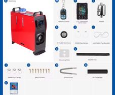 Diesel Air Heater 5-8KW 12/24V Parking Heater Saving Fuel&Efficient with Digital Monitor Car heater for Trucks Boat Van Car