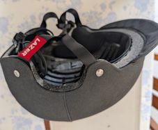 Lazer bicycle helmet and lock