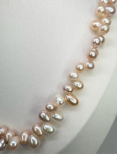 Perl Tucson Finds - Natural AAA Multi-Color Freshwater Pearl Necklace