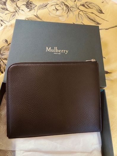 New Mulberry Leather IPad or Documents Pouch