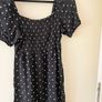 polka dots black dress Image 2