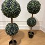 Artificial topiary plants x 2 Image 2