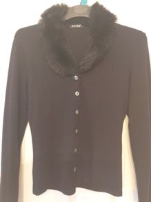 Ladies black Cardigan.... Evita