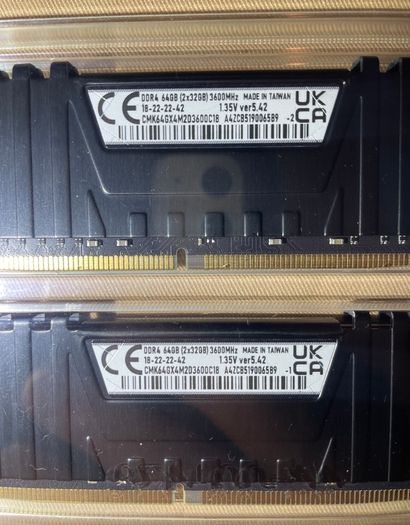 DDR 4 64Gb 3600Ghz Vegeance